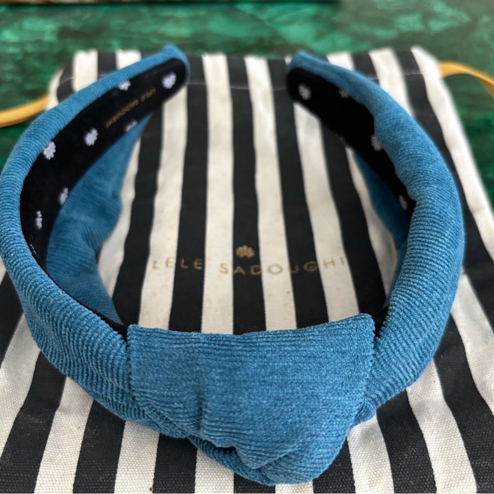 Lele Sadoughi Blue Headband
